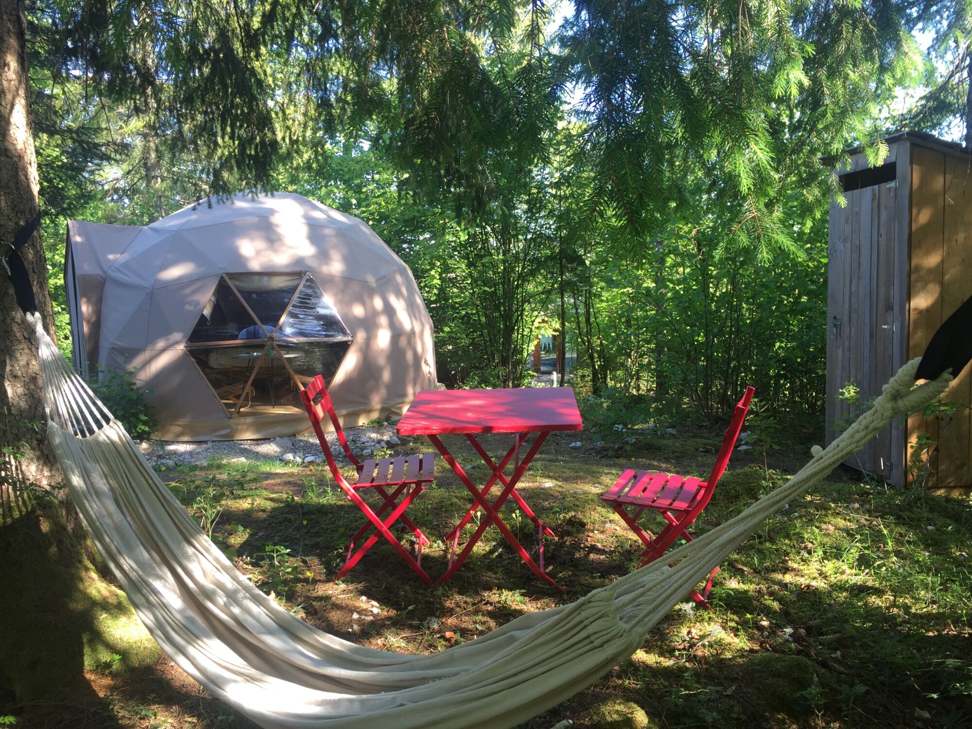 Le dome : D&ocirc;me g&eacute;od&eacute;sique Cessy 0